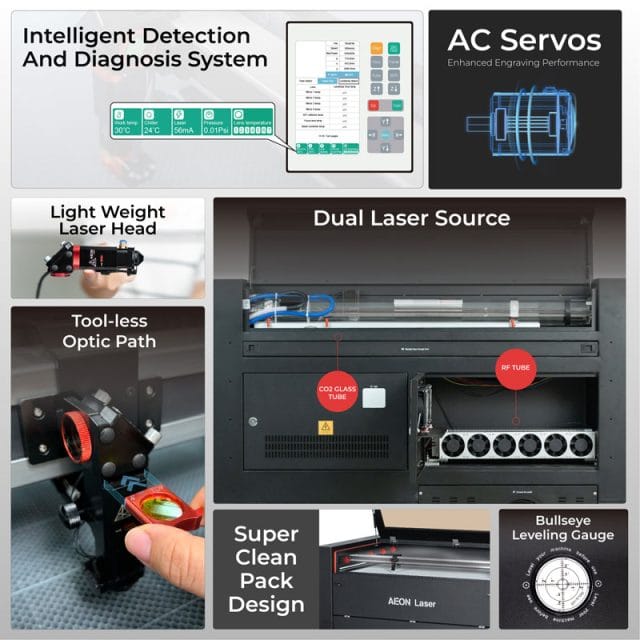 AEON Laser Nova 10 SUPER Redline CO2 engraving machine