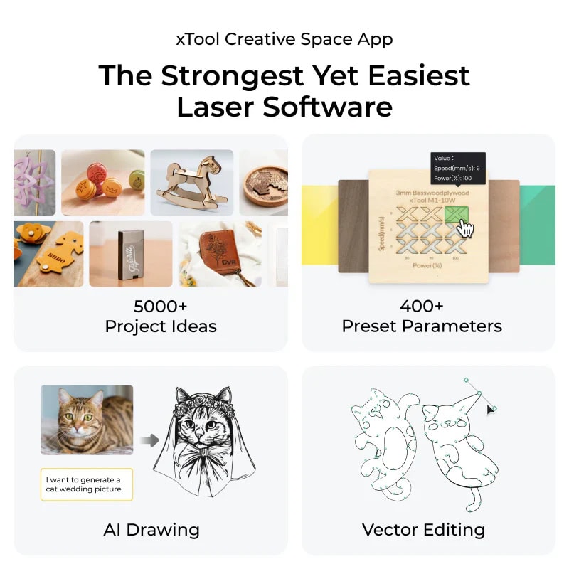 xTool S1 Laser Engraving Machine