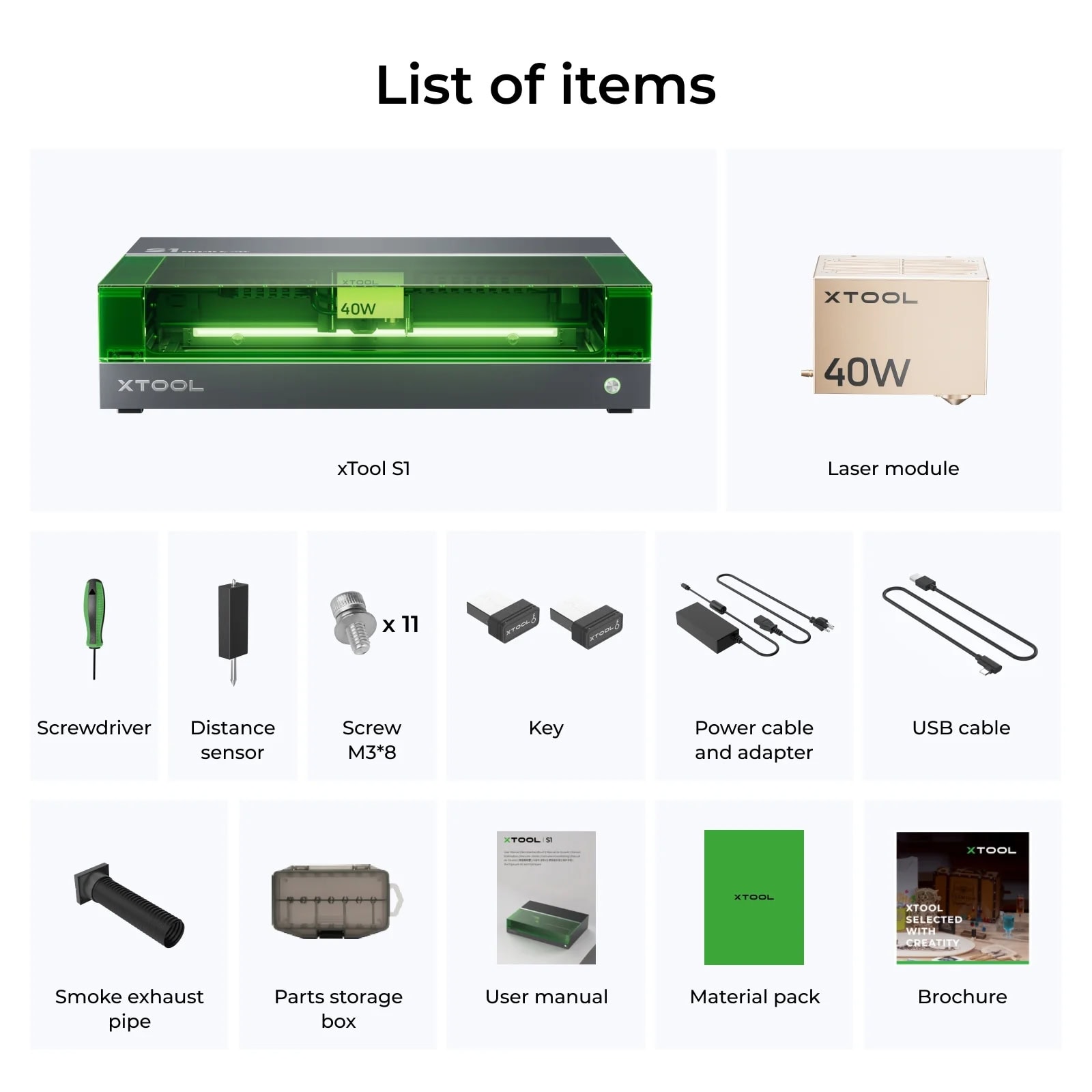 xTool S1 Laser Engraving Machine